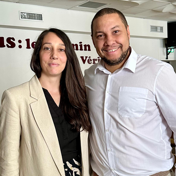 Laury et Samuel Camara