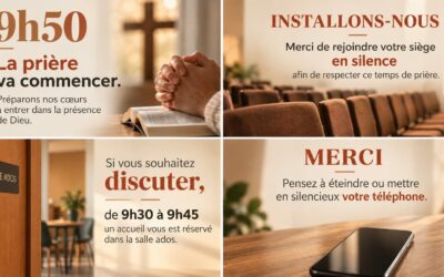 Déroulement du culte dominical